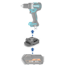 Charger l'image dans la galerie, Adaptateur de batterie AEG 18V vers Makita 18V (ABS)