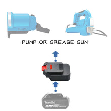Charger l'image dans la galerie, Adaptateur de batterie Makita 18V vers MacNaught 18V (pompe, pistolet à graisse)