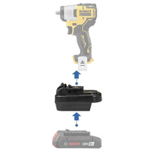 Charger l'image dans la galerie, Adaptateur de batterie Bosch (Bleu) 18V vers DeWalt 12V
