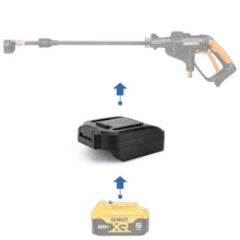Charger l'image dans la galerie, Adaptateur de batterie DeWalt 20V vers WORX 20V PowerShare (Orange)