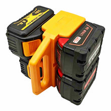 Charger l'image dans la galerie, Support et porte-batteries 4 emplacements pour batteries DeWalt 20V MAX / 18V XR