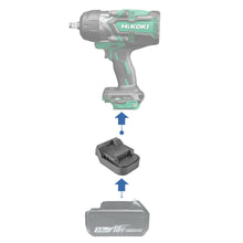 Charger l'image dans la galerie, Adaptateur de batterie Makita 18V vers Hikoki 18V