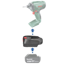 Charger l'image dans la galerie, Adaptateur de batterie Makita 18V vers Bosch (vert) 18V