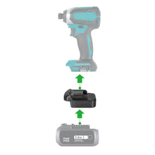 Charger l'image dans la galerie, Adaptateur de batterie Mastercraft 20V (Bleu) vers Makita 18V