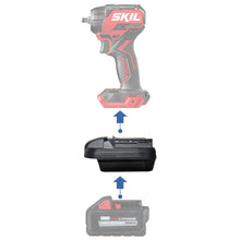 Charger l'image dans la galerie, Adaptateur de batterie Milwaukee 18V vers SKIL 20V