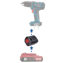 Charger l'image dans la galerie, Adaptateur de batterie Porter Cable 20V vers Bosch (Bleu) 18V