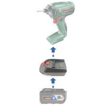 Charger l'image dans la galerie, Adaptateur de batterie RIDGID 18V vers Bosch (Vert) 18V