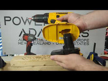 Charger et lire la vidéo dans la visionneuse de la Galerie, Adaptateur de batterie Milwaukee 18V vers DeWalt 18V