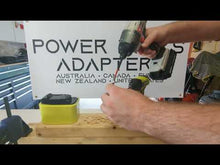 Charger et lire la vidéo dans la visionneuse de la Galerie, Adaptateur de batterie Ryobi 18V vers Porter Cable 20V