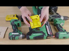 Charger et lire la vidéo dans la visionneuse de la Galerie, Adaptateur de batterie DeWalt 20V vers Metabo HPT 18V