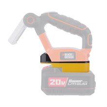 Charger l'image dans la galerie, Adaptateur de batterie Bauer 20V vers Black and Decker 20V
