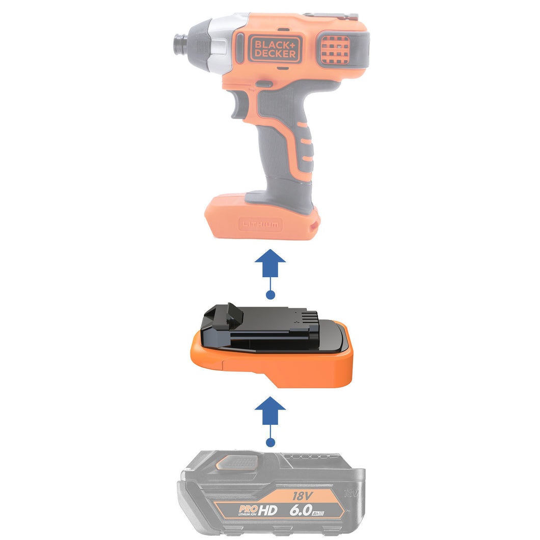 AEG 18V à Black and Decker 20V Adaptateur de Batterie