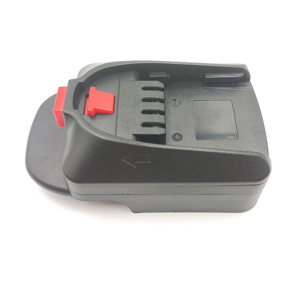 AEG 18V to Bosch 18V PBA (Green) battery adapter - Bosch tool-side connection, four terminal slots, release catch