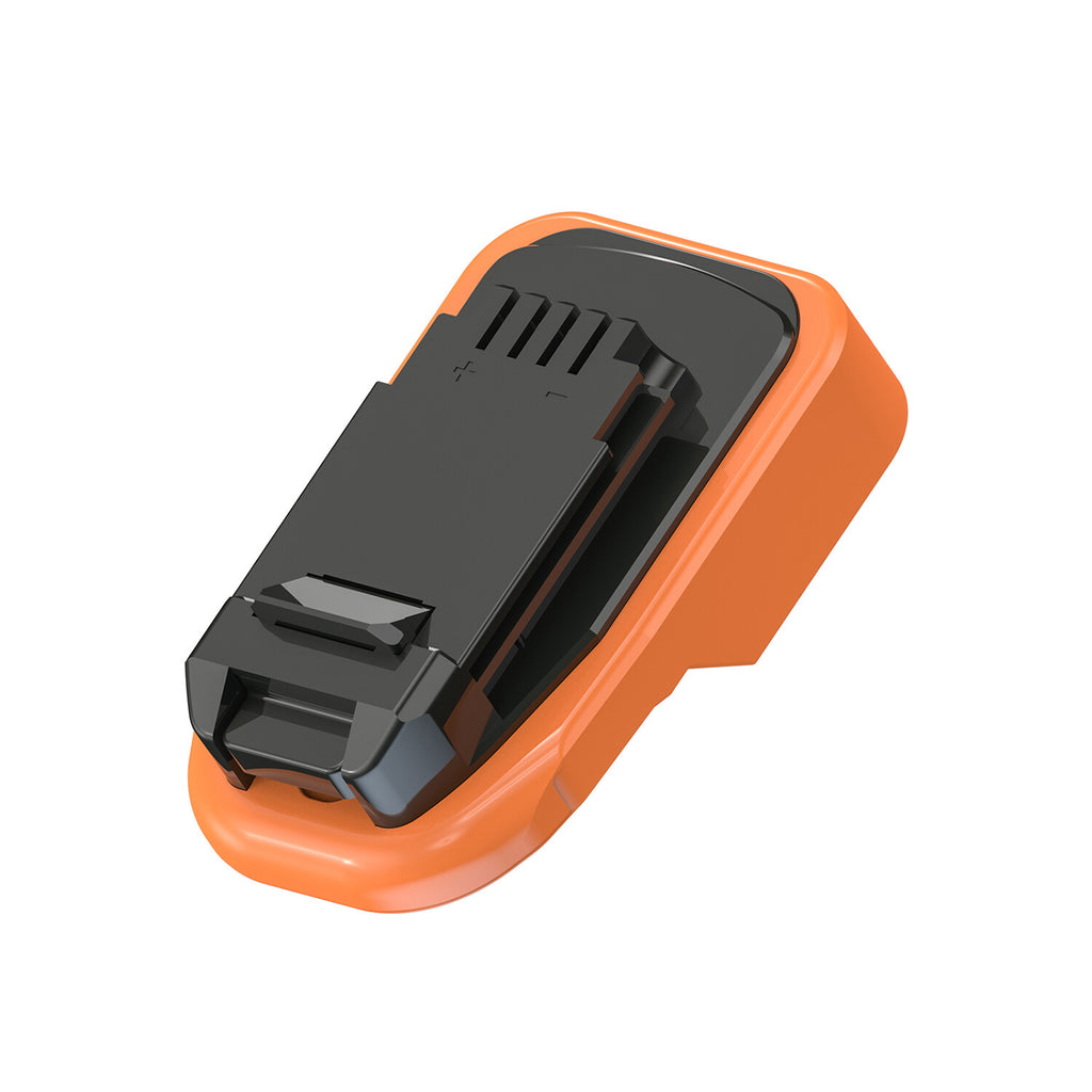 AEG 18V to Bostitch 18V battery adapter - Bostitch tool-side connection with the latch hook