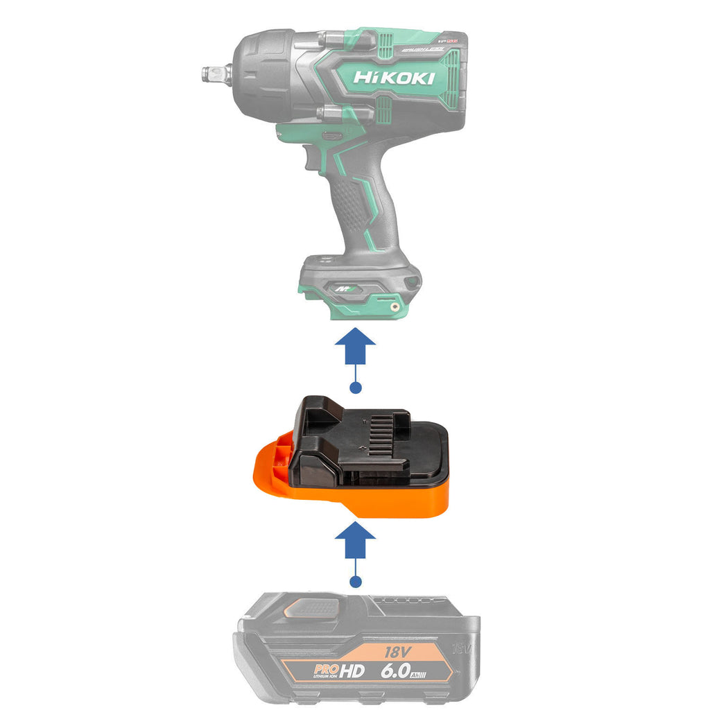 AEG 18V vers Hikoki 18V Adaptateur de batterie