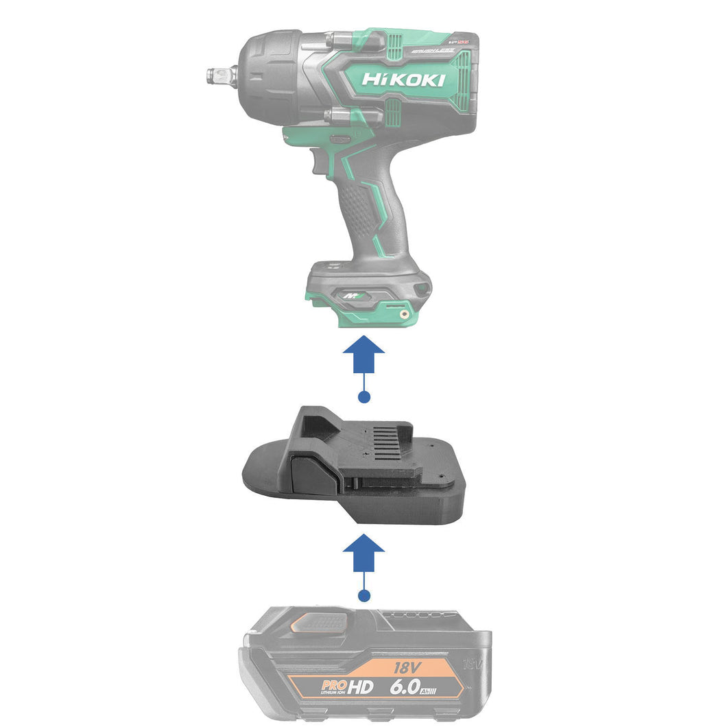 AEG 18V à Hikoki 18V Adaptateur de Batterie