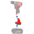 AEG 18V vers Milwaukee 12V Adaptateur de batterie