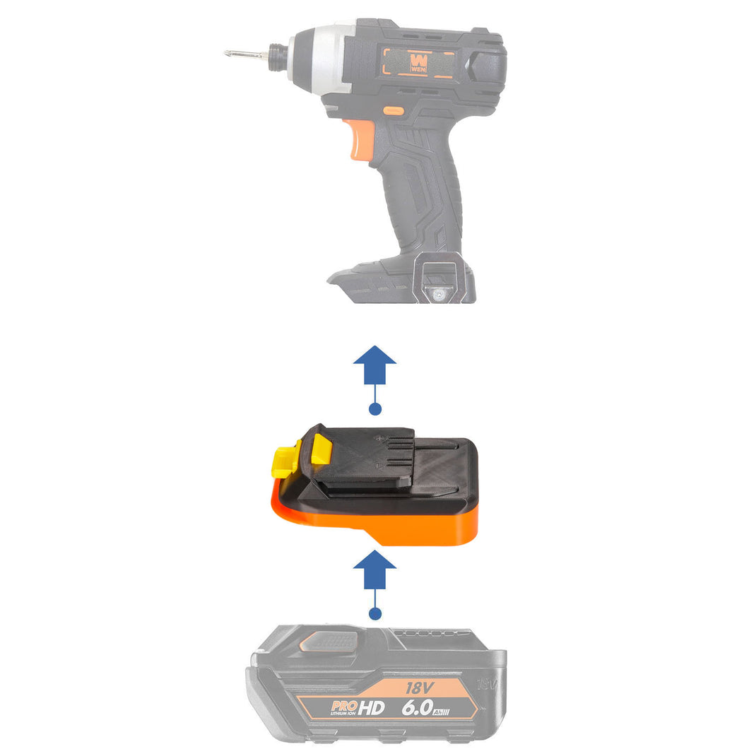 RIDGID 18V à WEN 20V Adaptateur de Batterie
