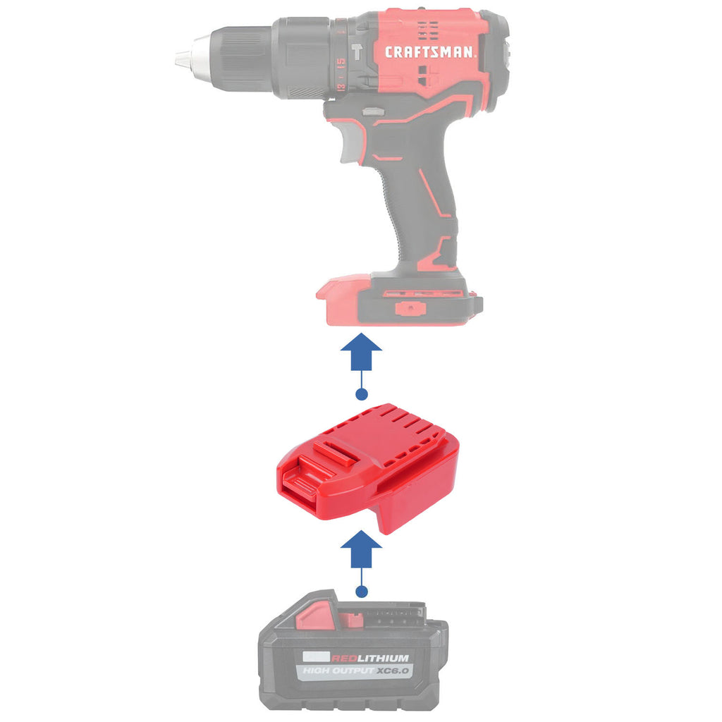 Milwaukee M18 vers Craftsman 20V Adaptateur de batterie