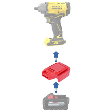 Charger l&#39;image dans la galerie, Milwaukee 18V à Stanley V20 Adaptateur de Batterie
