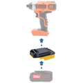 Bauer 20V vers Black and Decker 20V Adaptateur de batterie