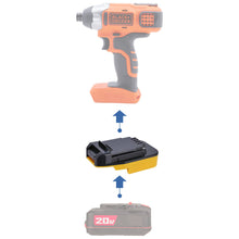 Charger l&#39;image dans la galerie, Bauer 20V à Black and Decker 20V Adaptateur de Batterie
