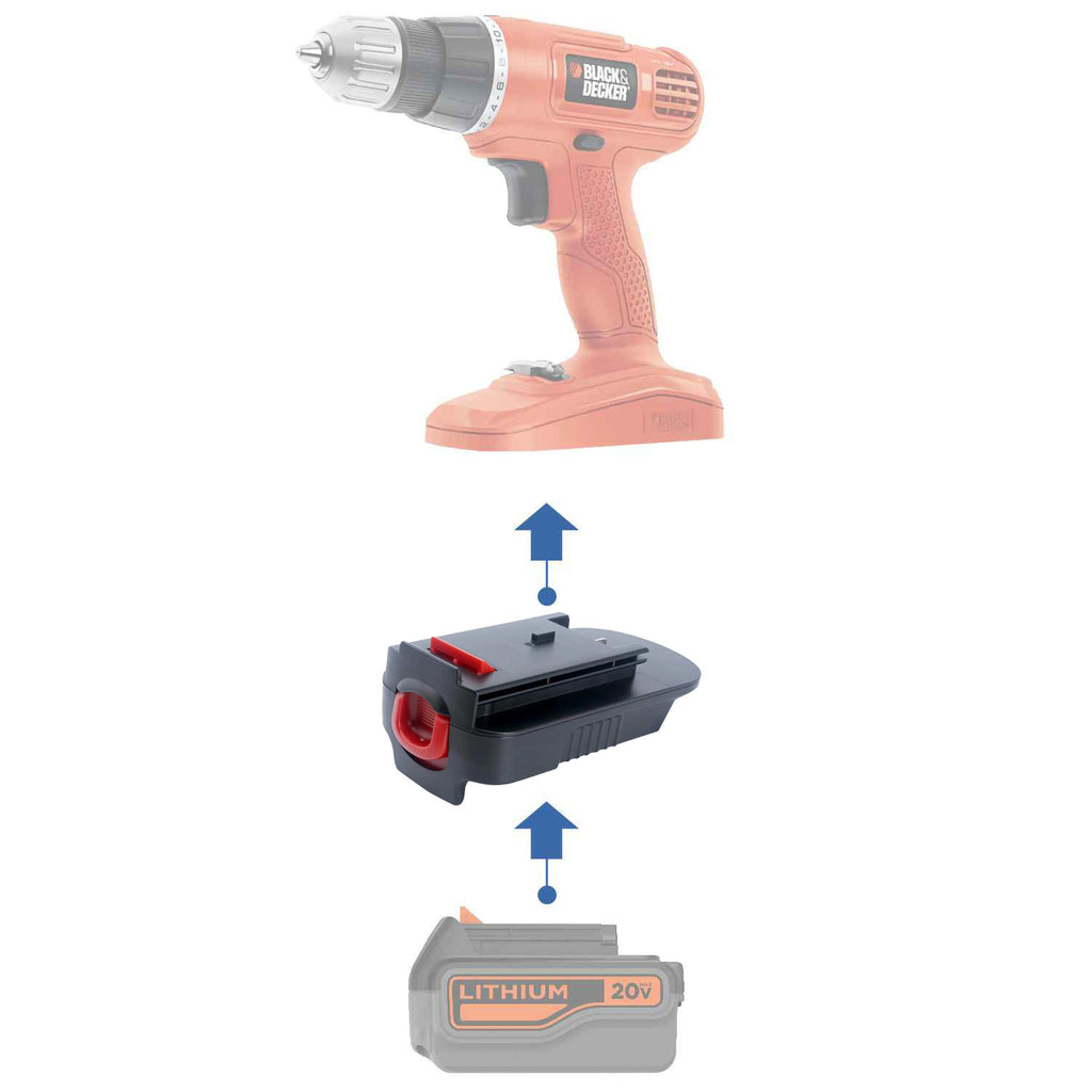 Black and Decker 20V vers Black & Decker 18V Ni-Cd Adaptateur de batterie
