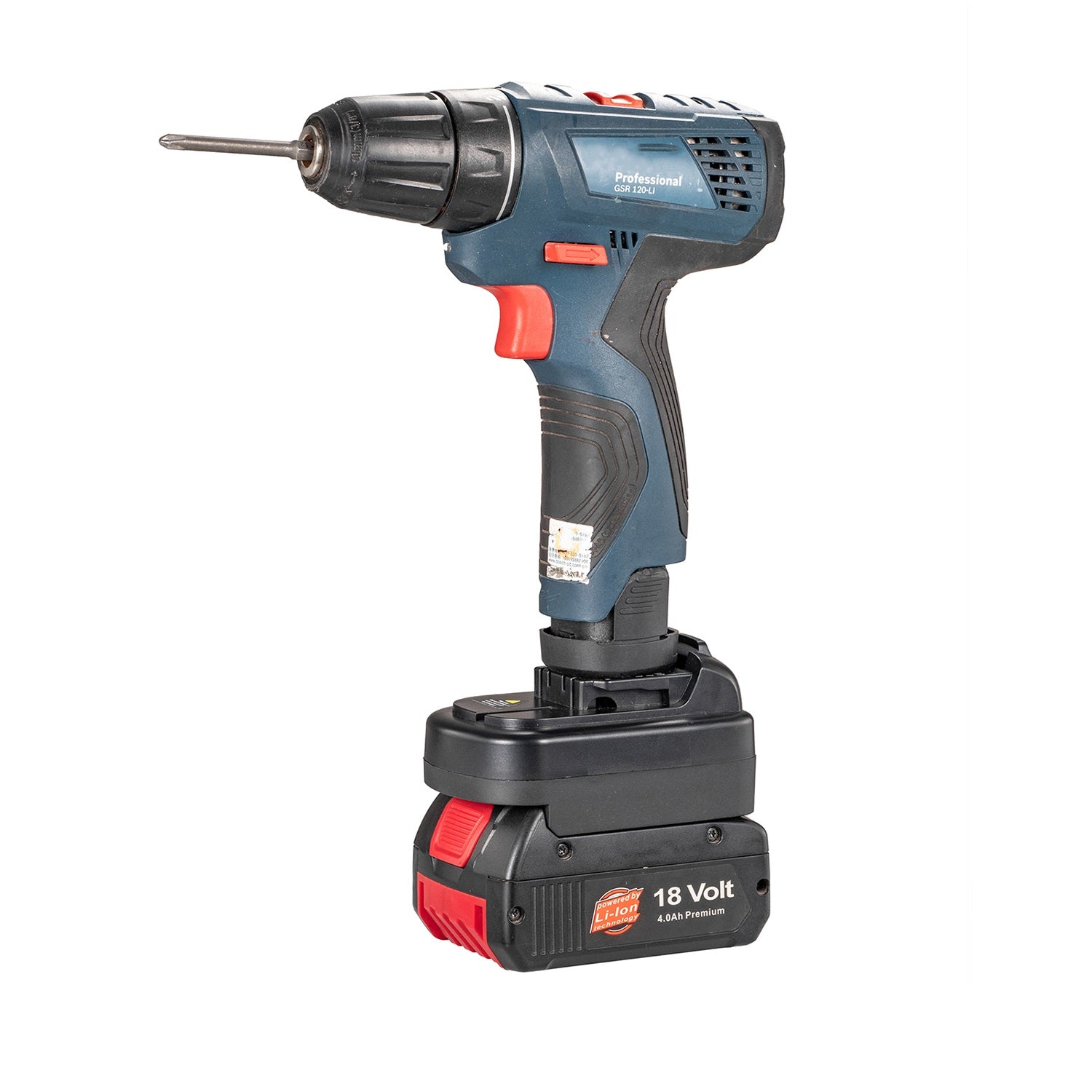 Adaptateur de batterie Bosch (Bleu) 18V vers Bosch 12V