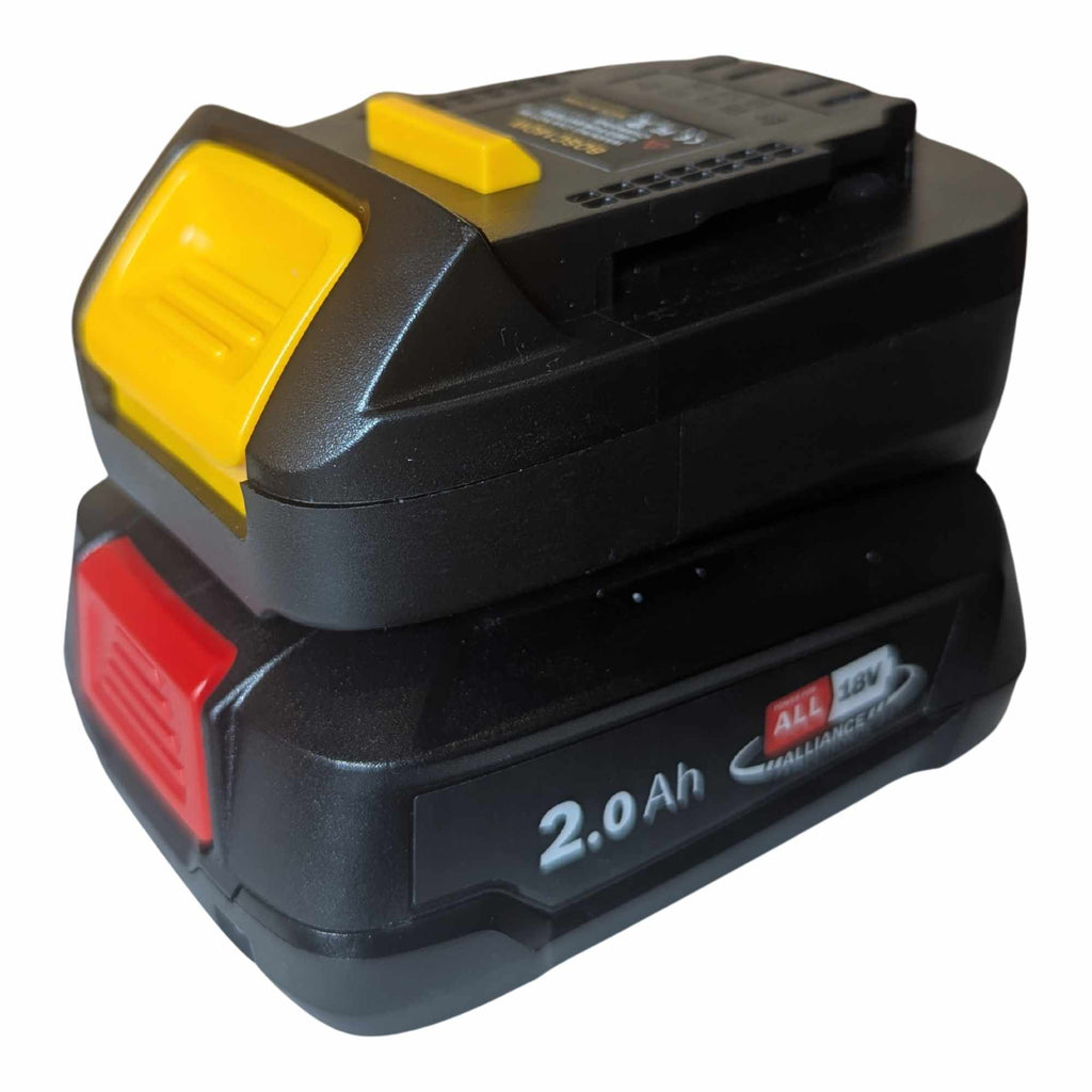 Adaptateur de batterie Bosch (Vert) 18V vers DeWalt 20V