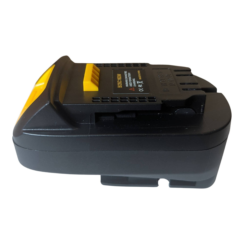 Adaptateur de batterie Bosch (Vert) 18V vers DeWalt 20V