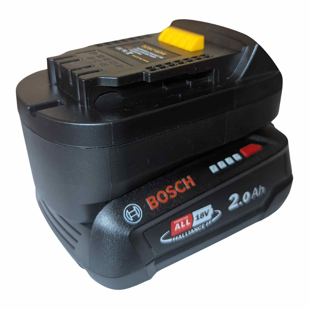 Adaptateur de batterie Bosch (Vert) 18V vers DeWalt 20V