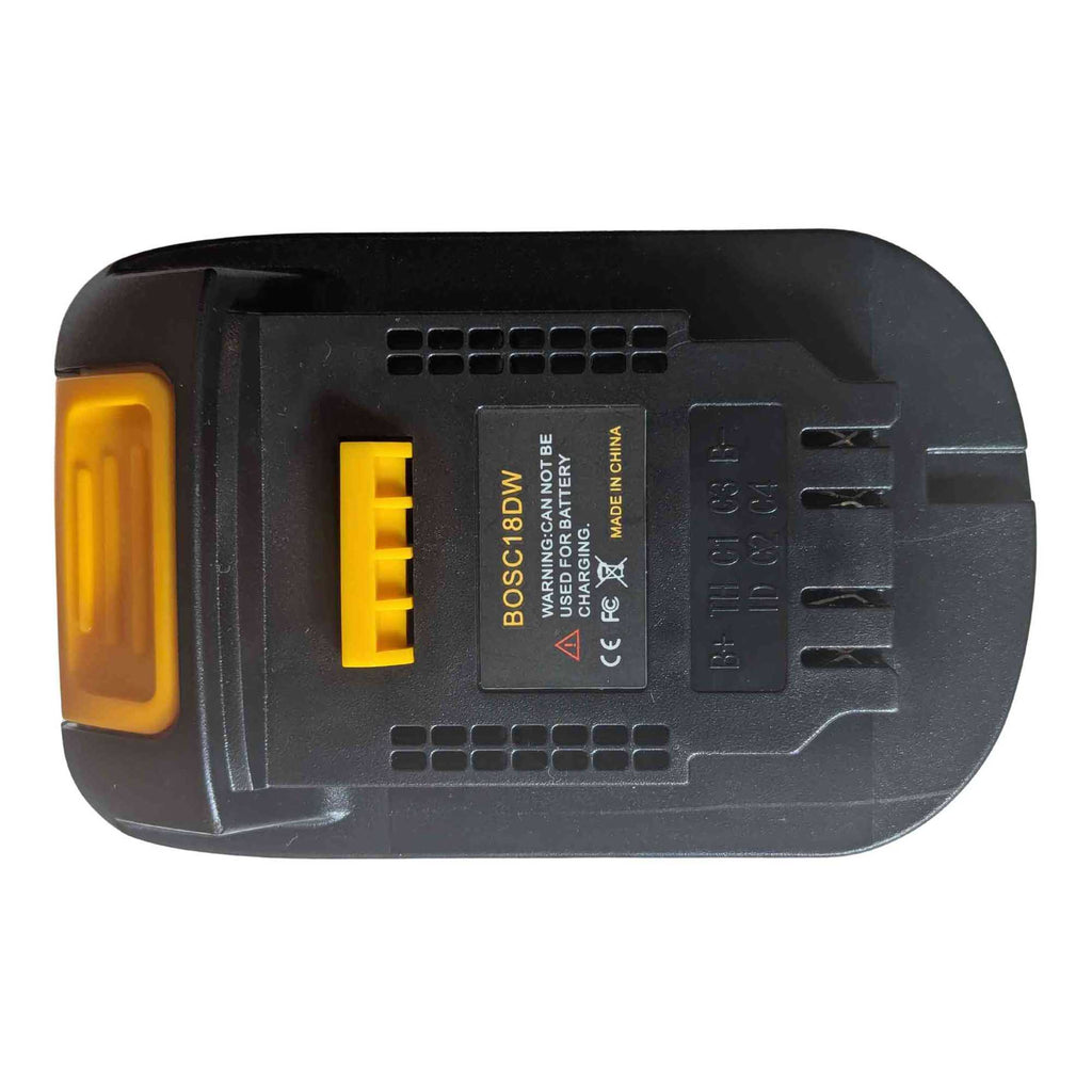 Adaptateur de batterie Bosch (Vert) 18V vers DeWalt 20V
