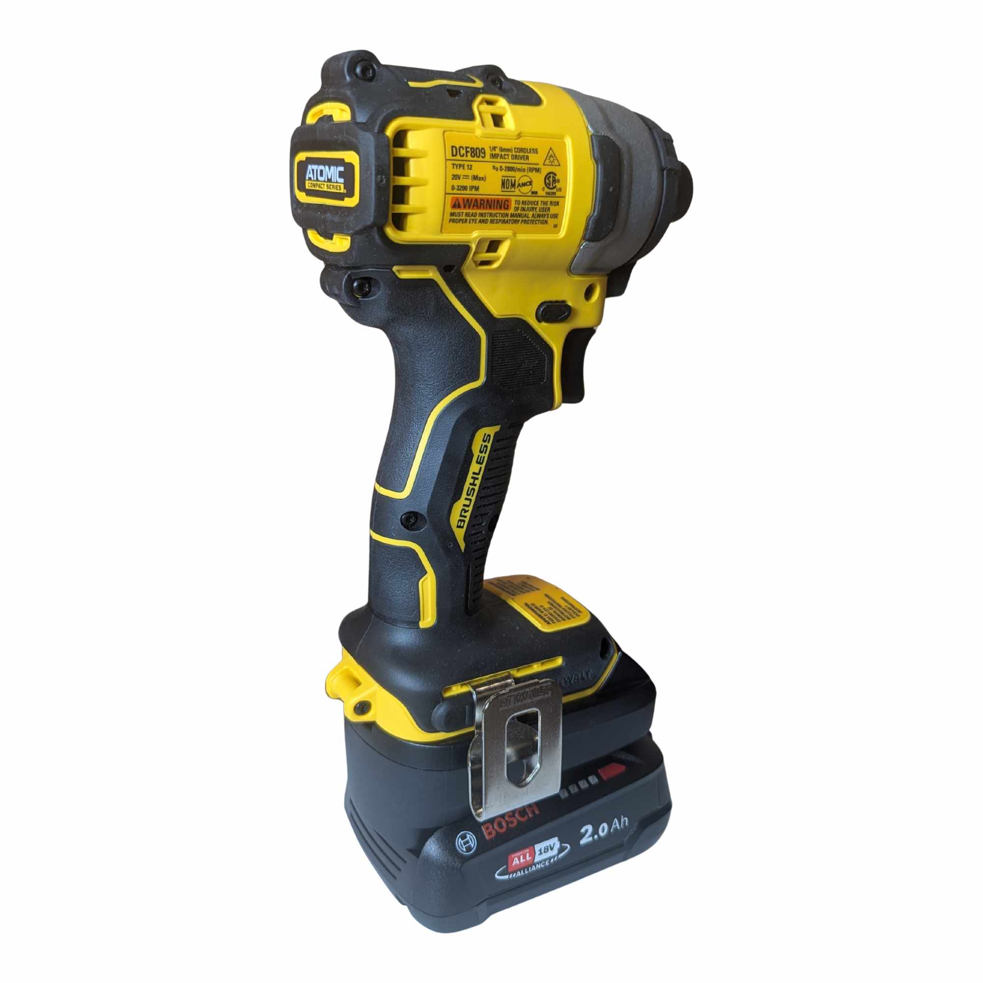 Adaptateur de batterie Bosch (Vert) 18V vers DeWalt 20V