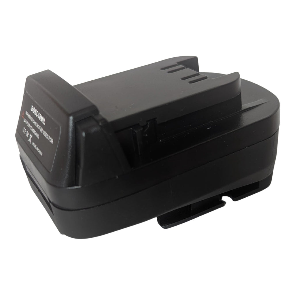 Adaptateur de batterie Bosch (Vert) 18V vers Milwaukee 18V
