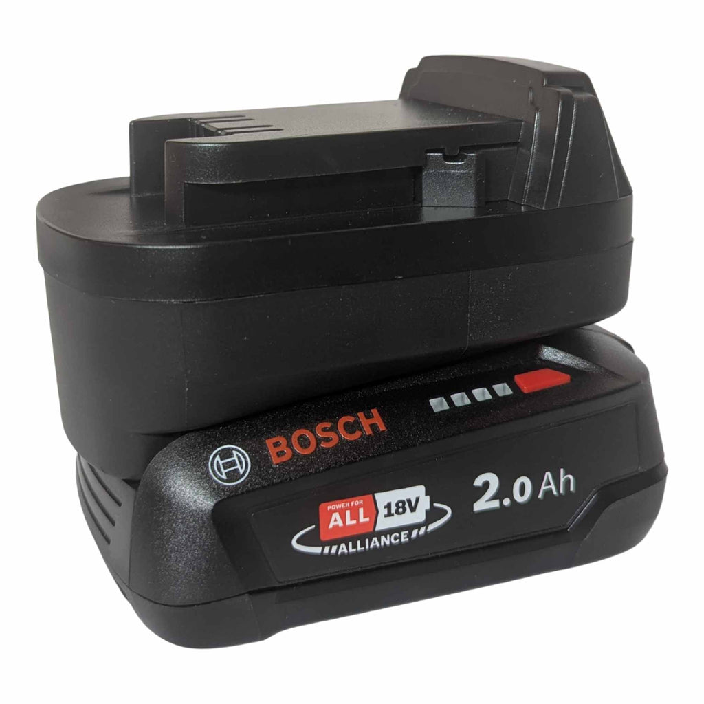 Adaptateur de batterie Bosch (Vert) 18V vers Milwaukee 18V