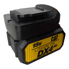 Charger l'image dans la galerie, Adaptateur de batterie CAT 18V vers DeWalt 20V

