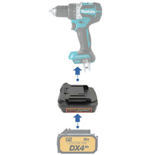 Charger l'image dans la galerie, Adaptateur de batterie CAT 18V vers Makita 18V

