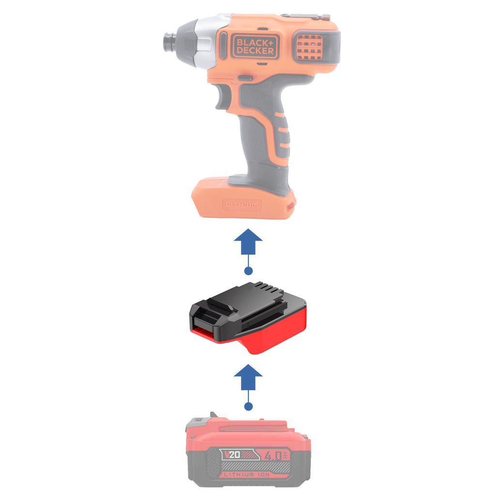 Craftsman 20V vers Black and Decker 20V Adaptateur de batterie