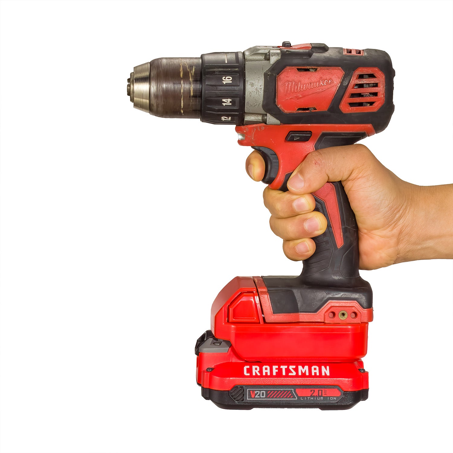 Adaptateur de batterie Craftsman 20V vers Milwaukee 18V