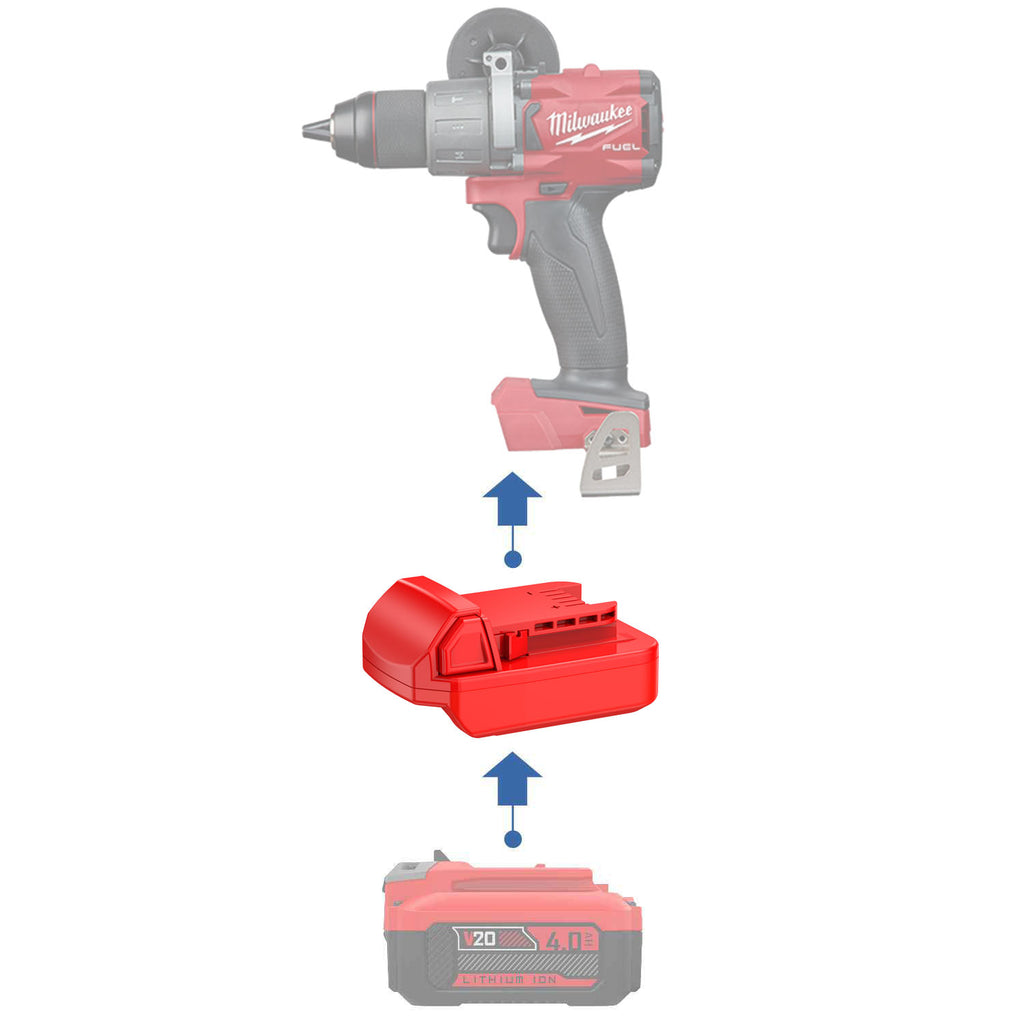 Craftsman 20V vers Milwaukee M18 Adaptateur de batterie