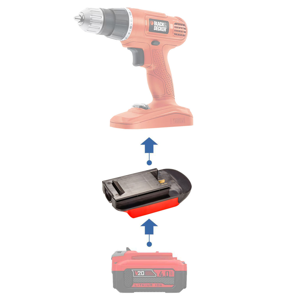 Craftsman 20V vers Black and Decker 18V Ni-Cd Adaptateur de batterie
