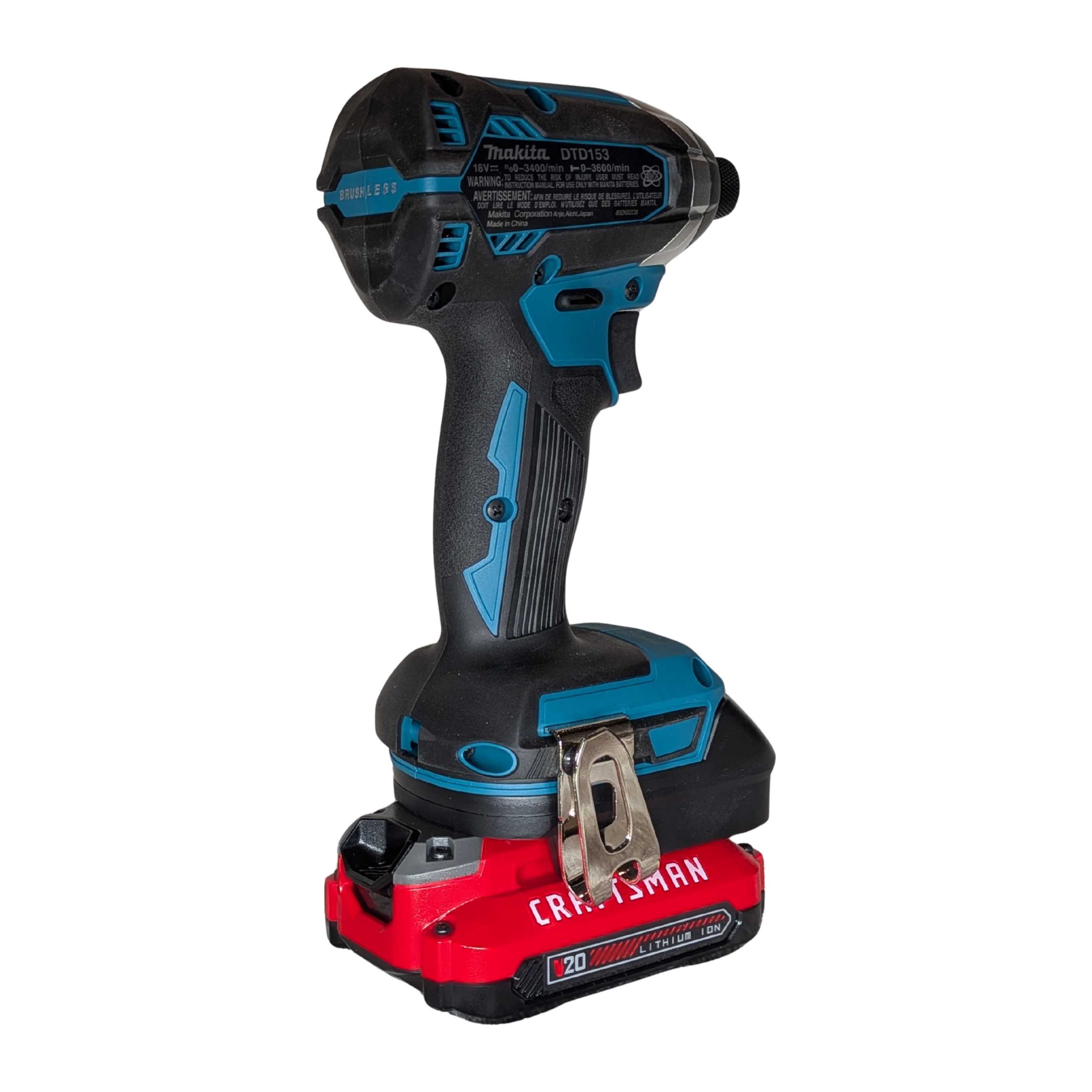 Craftsman 20V vers Makita 18V LXT Adaptateur de batterie