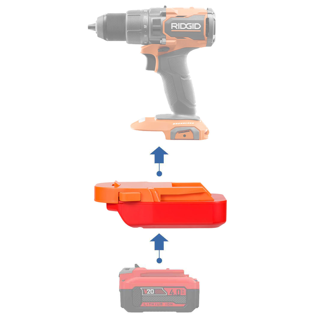 Craftsman 20V à RIDGID 18V Adaptateur de Batterie
