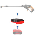 Craftsman 20V to WORX 20V PowerShare (Orange) battery adapter - compatibility diagram with cordless pressure washer
