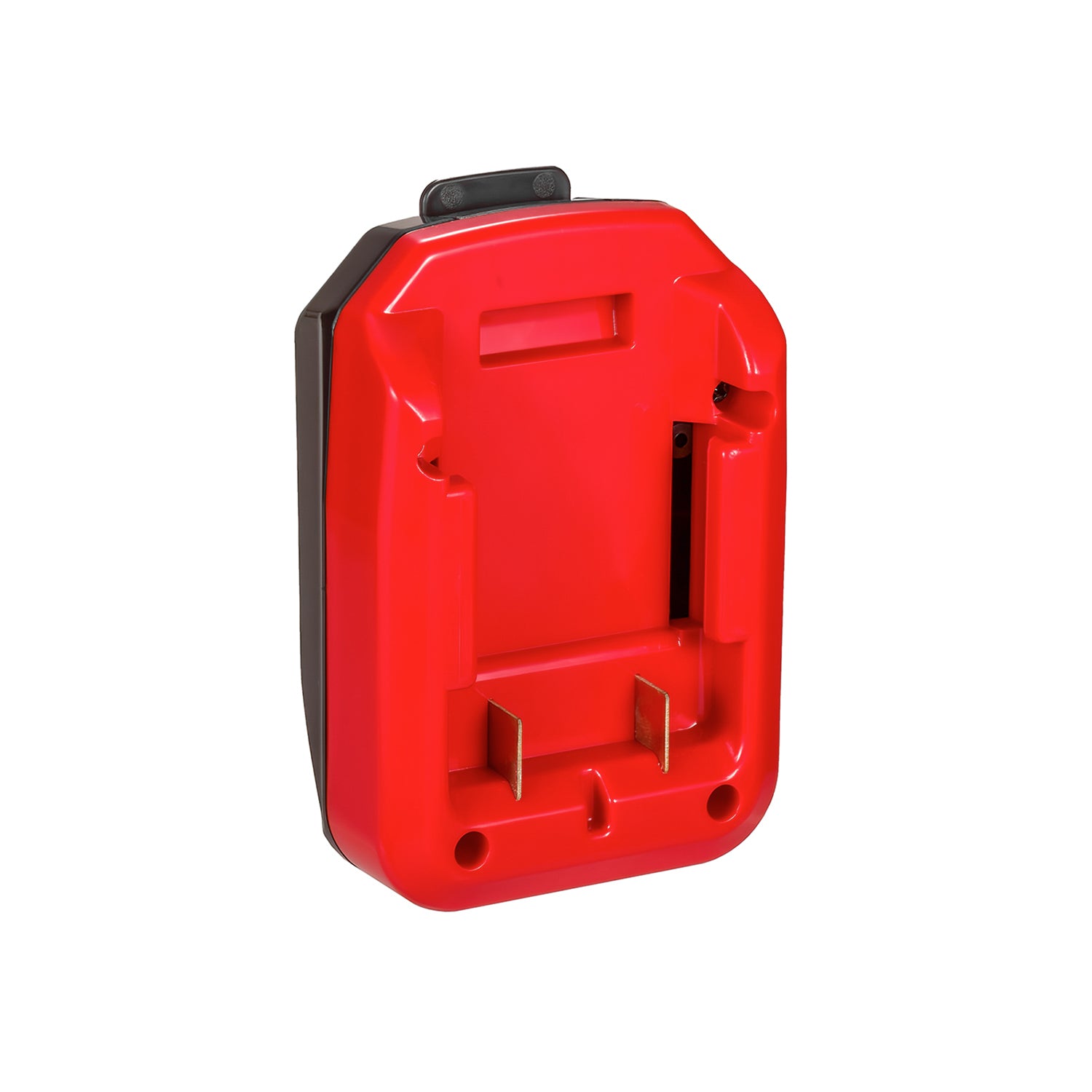 Craftsman 20V to WORX 20V PowerShare (Orange) battery adapter - Craftsman battery-side connection, twin copper blades