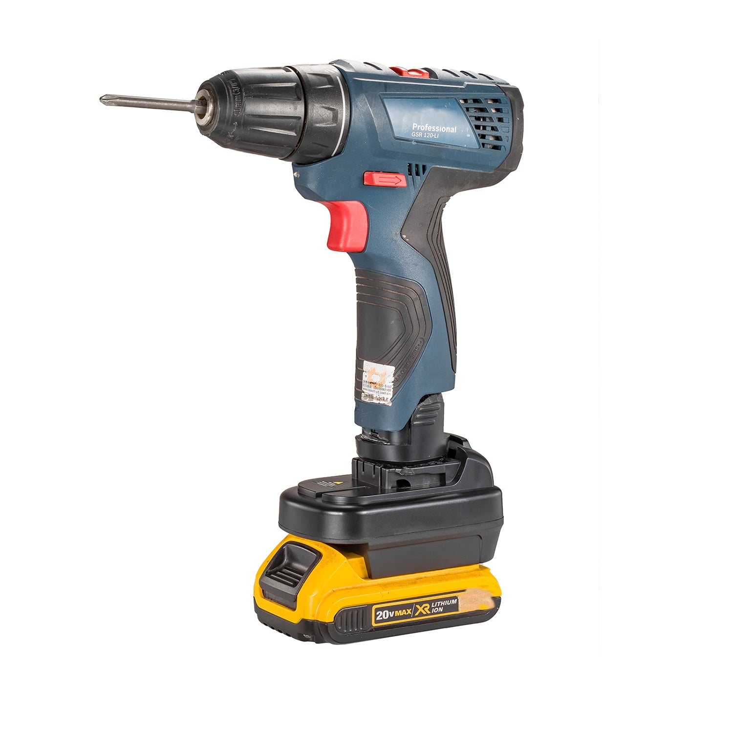 Adaptateur de batterie DeWalt 20V vers Bosch 12V