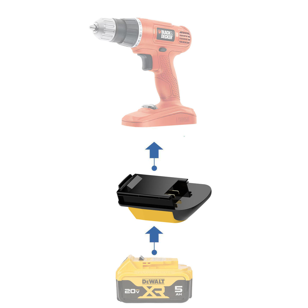 DeWalt 20V MAX vers Black and Decker 18V Ni-Cd Adaptateur de batterie