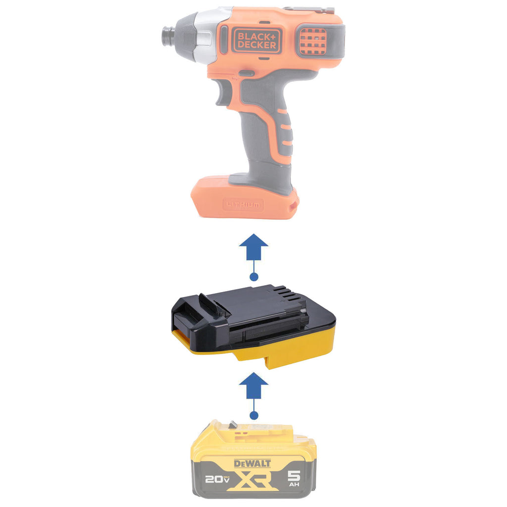 DeWalt 20V MAX vers Black and Decker 20V Adaptateur de batterie