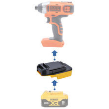 Charger l&#39;image dans la galerie, DeWalt 20V à Black &amp; Decker 20V Adaptateur de Batterie
