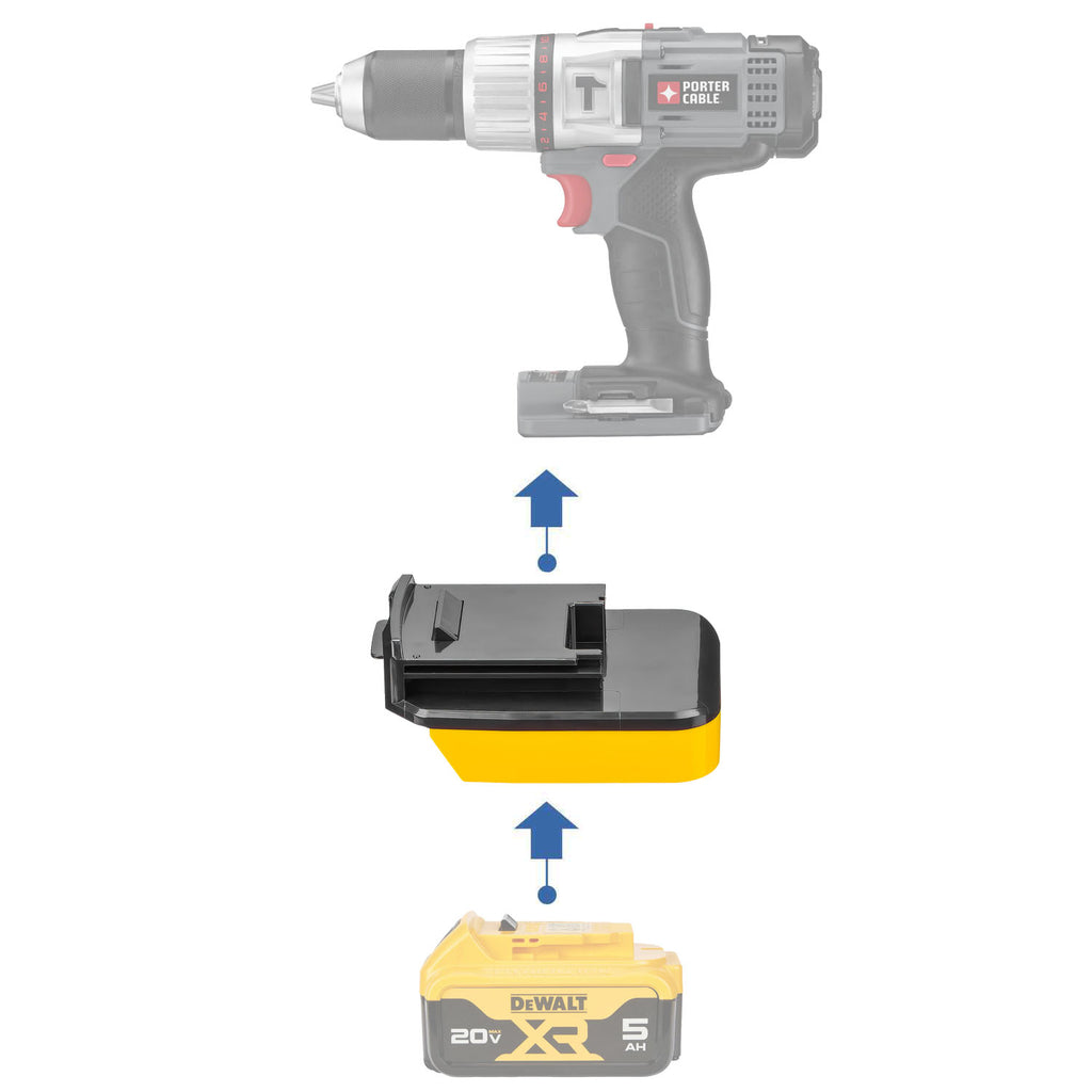 DeWalt 20V vers Porter Cable 18V Adaptateur de batterie
